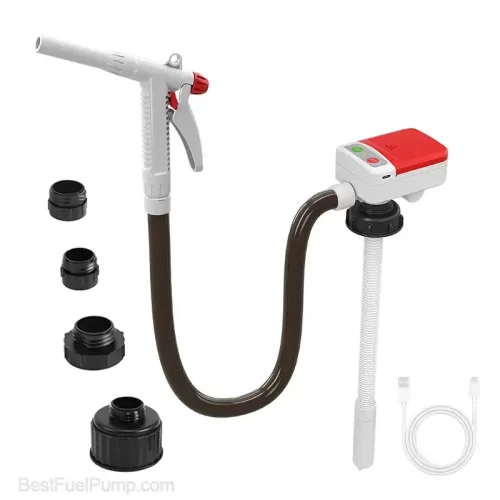 901MP_USB_Battery_Fuel_Transfer_Pump_Manual_Nozzle_PE_Hose_01 901MP USB Battery Fuel Transfer Pump with Rubber Hose and Manual Trigger Nozzle