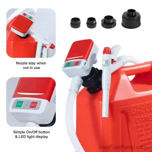 901M USB Battery Fuel Transfer Pump with Manual Trigger Nozzle