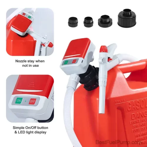 901M USB Battery Fuel Transfer Pump with Manual Trigger Nozzle