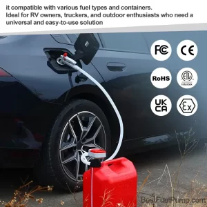 901M USB Battery Fuel Transfer Pump with Manual Trigger Nozzle