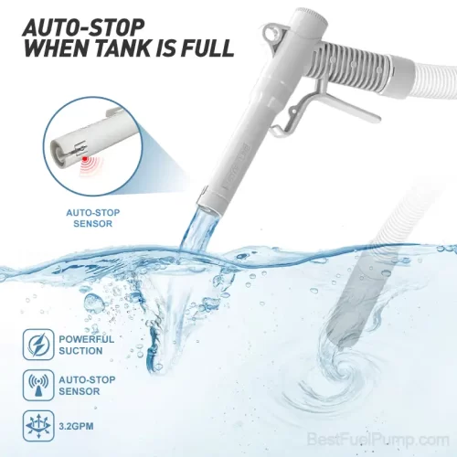 U103A02 Lithium Battery Fuel Transfer Pump Auto Stop Sensor New Nozzle