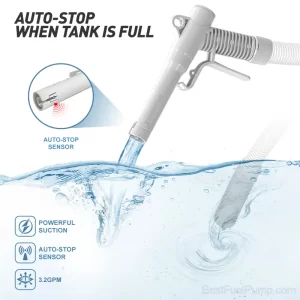 U103AP02 Lithium Battery Fuel Transfer Pump Auto Stop Sensor with PVC Hose