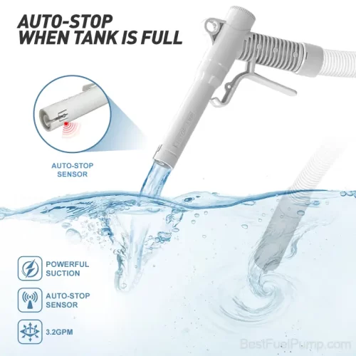 U103AP02 Lithium Battery Fuel Transfer Pump Auto Stop Sensor with PVC Hose
